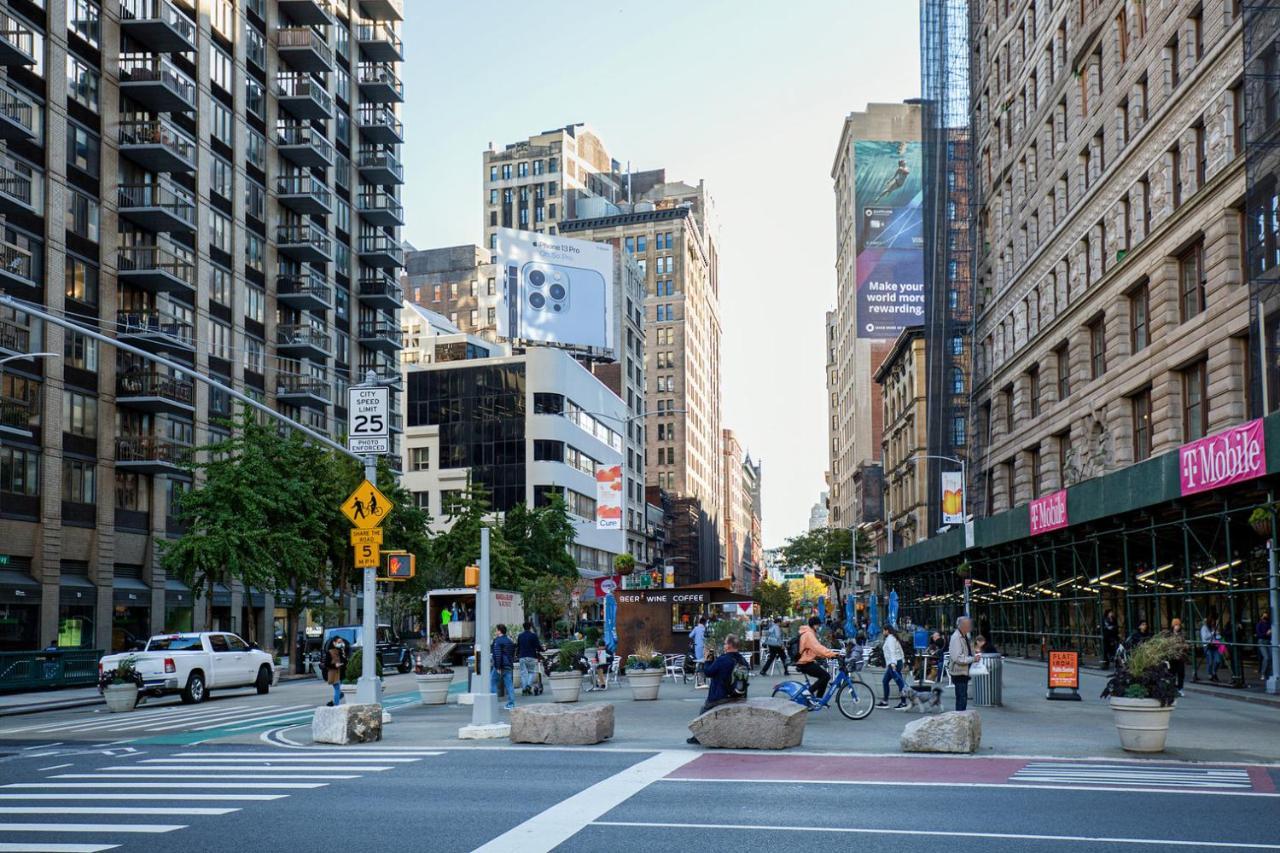 Pangsapuri Quaint Chelsea 1br W Doorman Gym Balcony Nyc-7 *